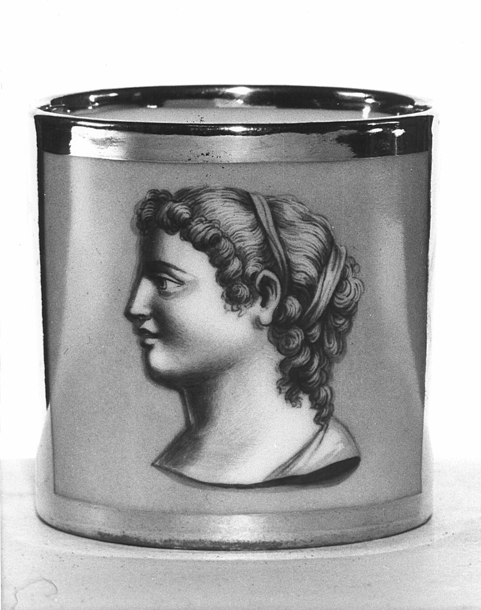 tazza, insieme - manifattura tedesca (?) (inizio sec. XIX)