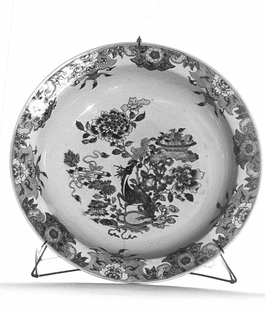 piatto, serie - manifattura italiana (metà sec. XVIII)