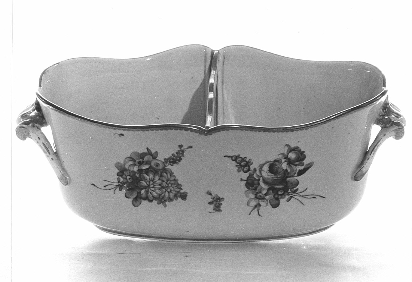 bacinella, serie - manifattura di Meissen (seconda metà sec. XVIII)