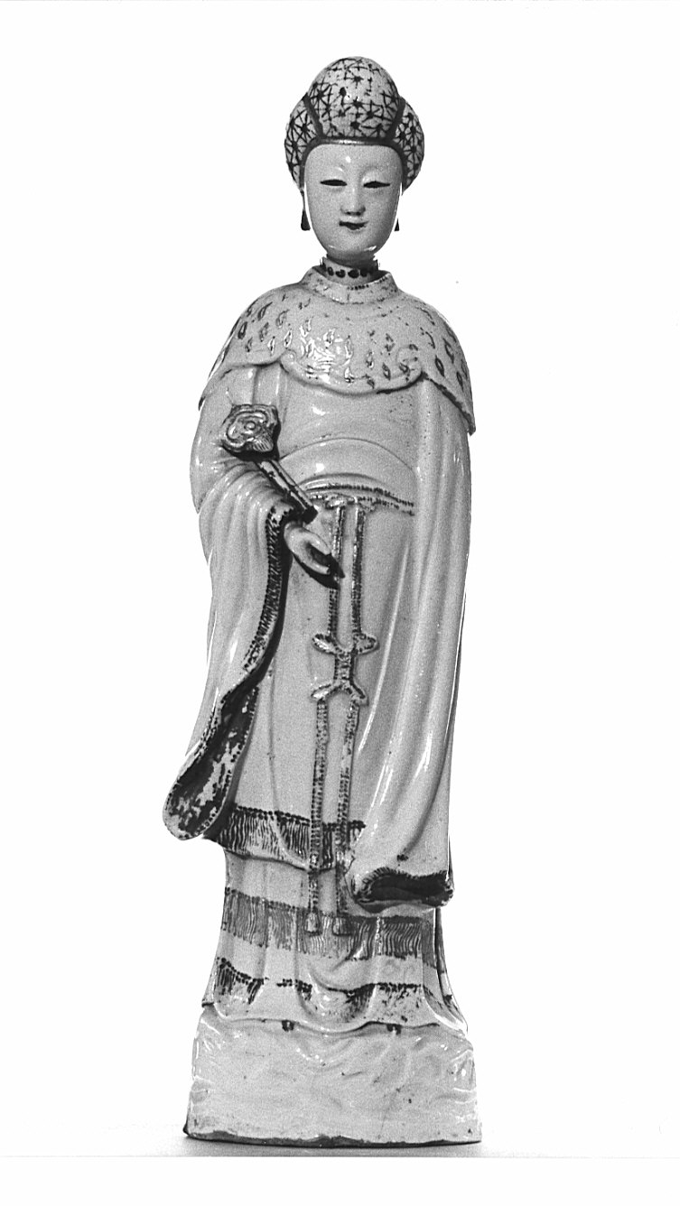 figura femminile (statuetta, opera isolata) - manifattura cinese (sec. XVII)