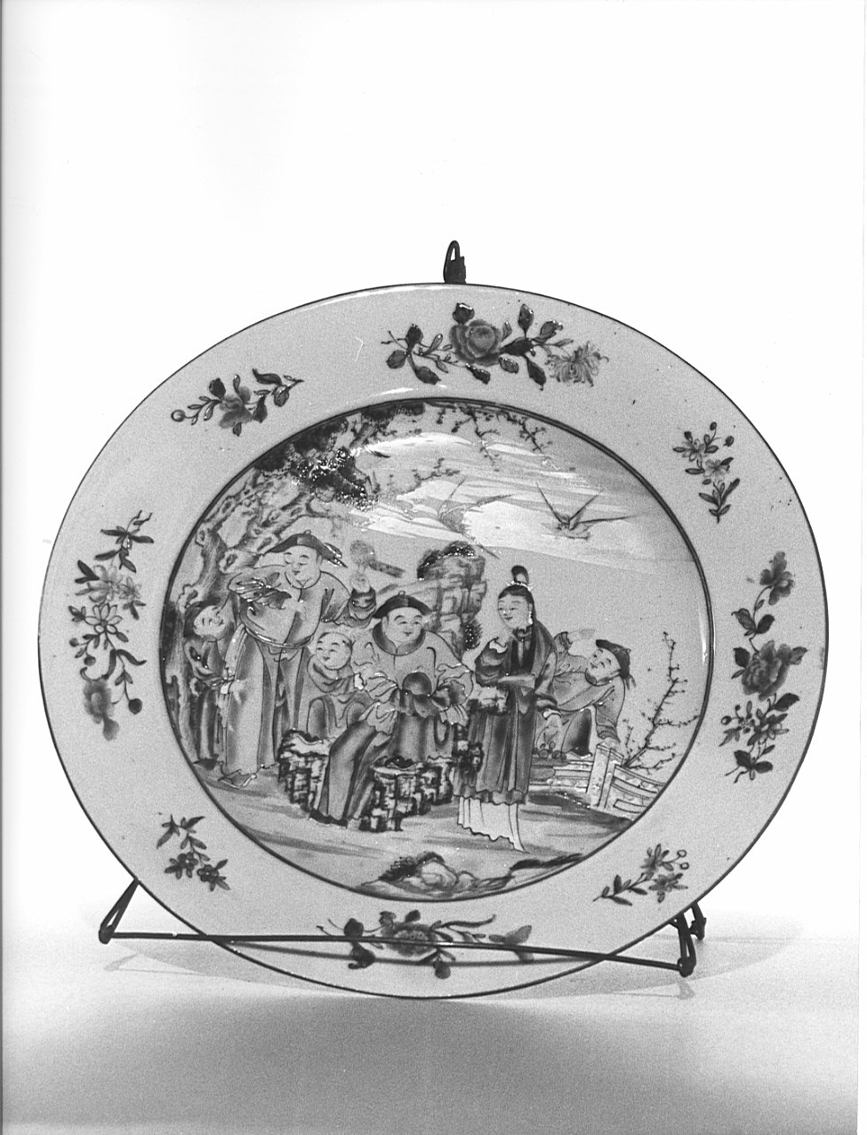 piatto, coppia - manifattura cinese (?) (sec. XVII)