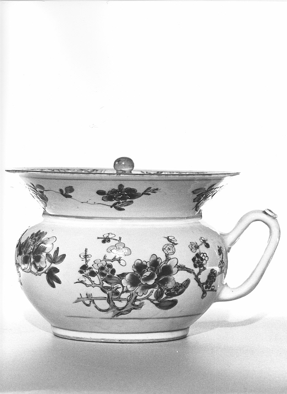 vaso da notte, opera isolata - manifattura italiana (fine sec. XVIII)