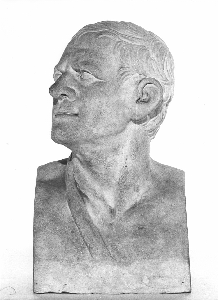 busto di uomo (statua, opera isolata) di Volpato Giovanni (attribuito) (fine/inizio secc. XVIII/ XIX)