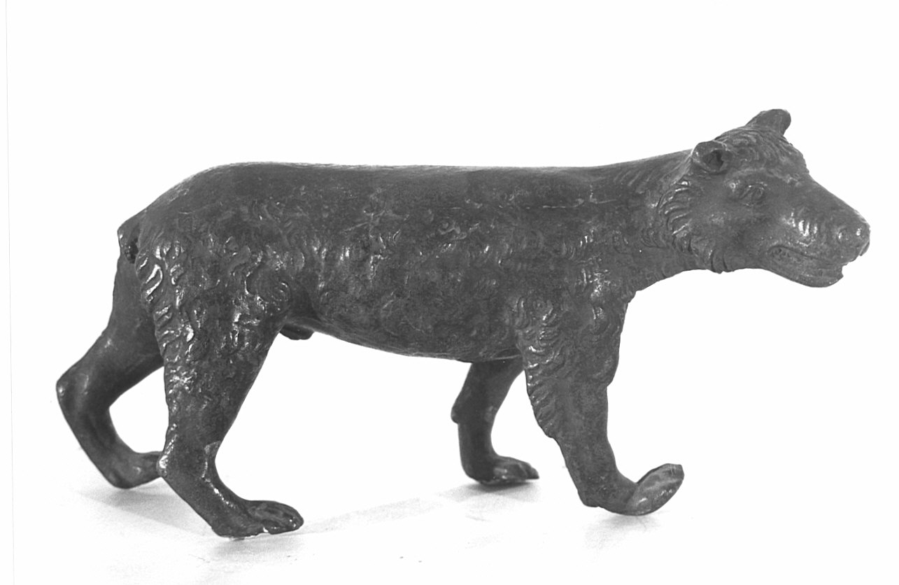 lupo (statuetta, opera isolata) - ambito padovano (?) (sec. XVII)