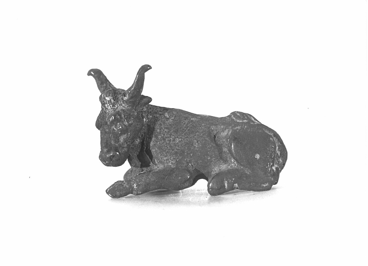 bue (statuetta, opera isolata) - ambito Italia settentrionale (?) (sec. XVII)