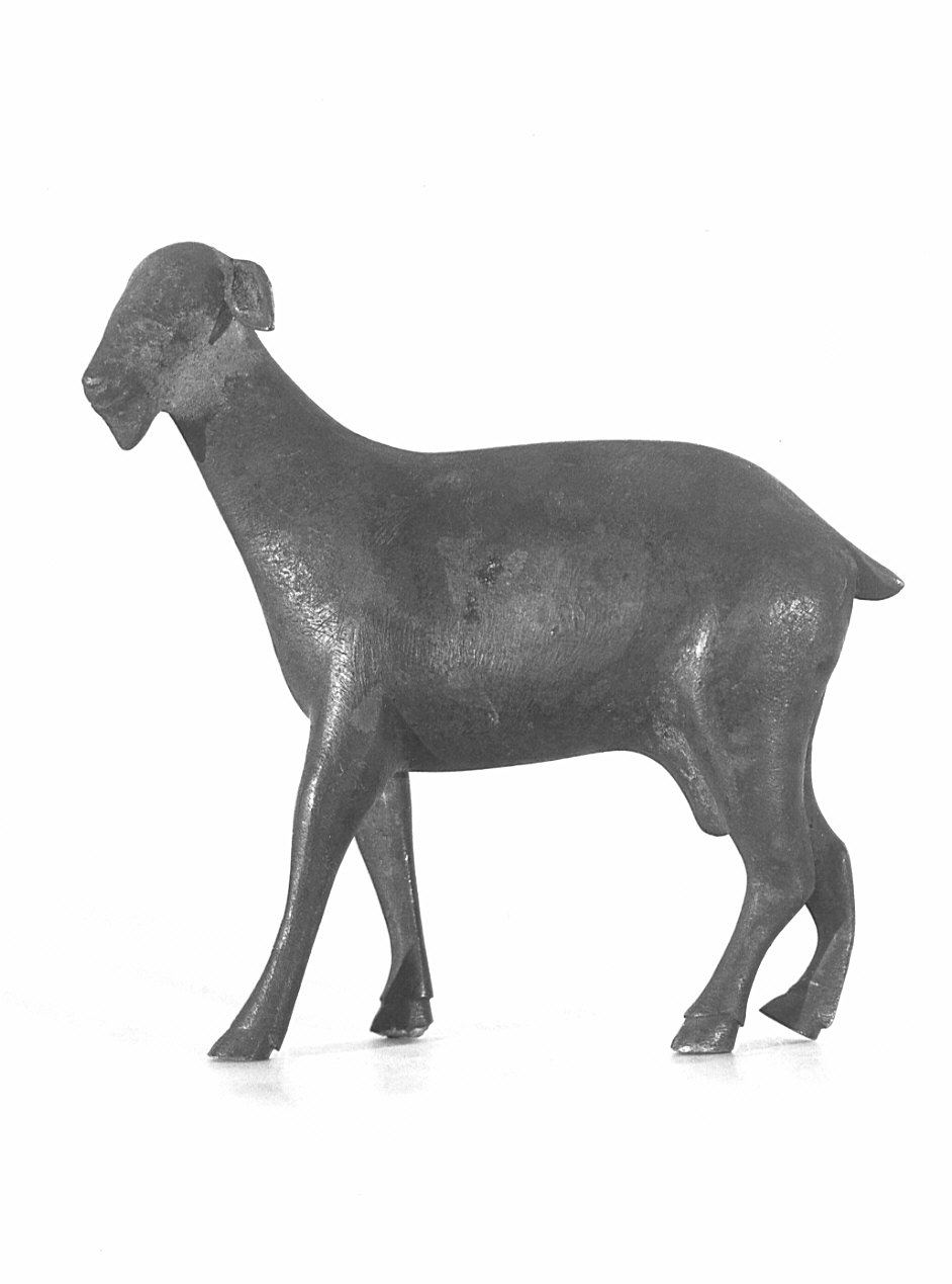 pecora (statuetta, opera isolata) - ambito Italia settentrionale (?) (sec. XVII)