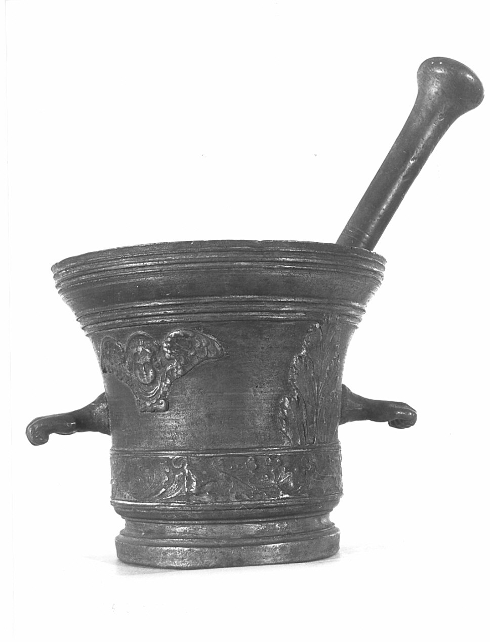 mortaio, insieme - ambito italiano (fine sec. XVIII)