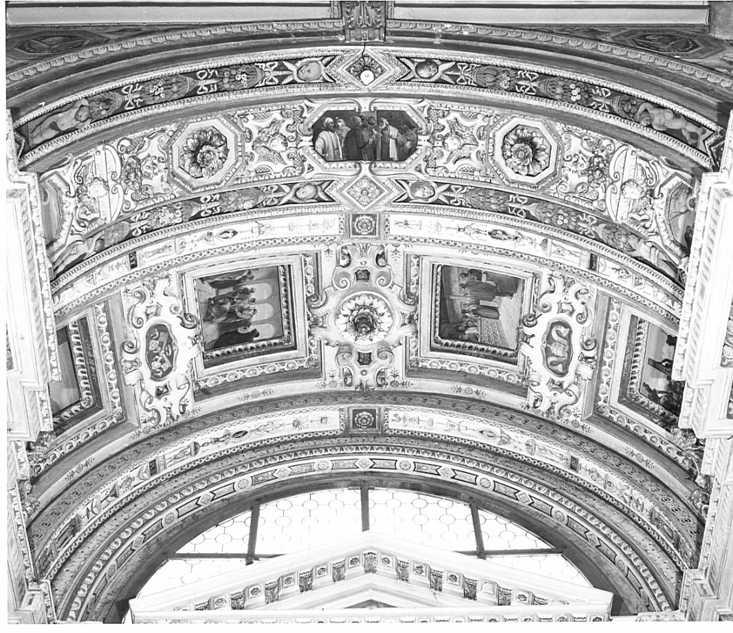decorazione plastico-pittorica, complesso decorativo di Cavenaghi Luigi (maniera) - bottega lombarda (sec. XX)