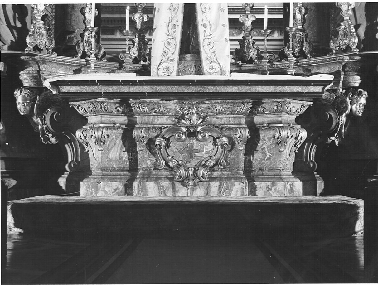 mensa d'altare, opera isolata - bottega lombarda (sec. XVIII, sec. XIX)
