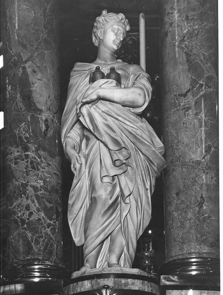 Speranza (statua, opera isolata) di Melone Giovanni (sec. XVIII)