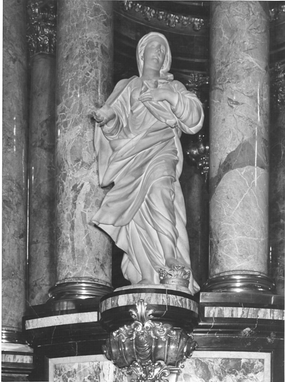 Umiltà (statua, opera isolata) di Melone Giovanni (sec. XVIII)