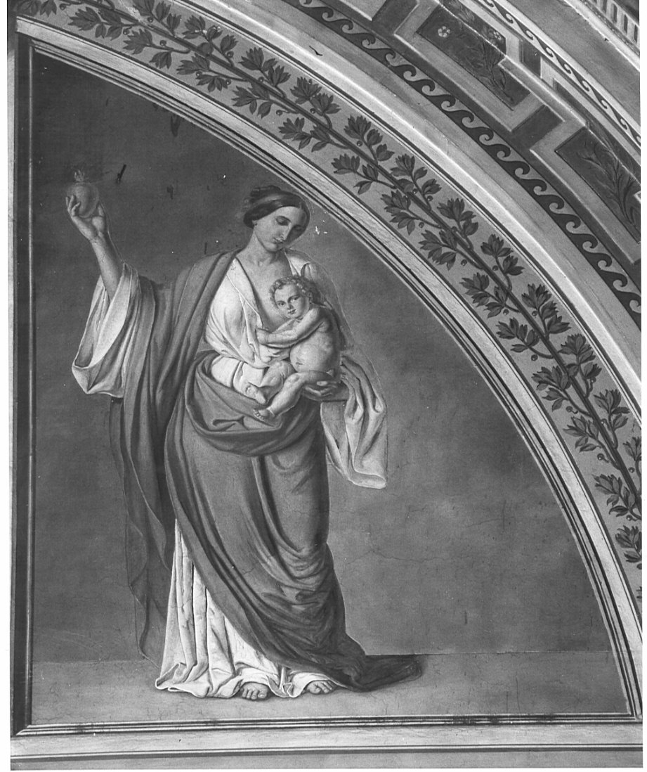 Carità (dipinto, pendant) di Moriggia Giovanni (sec. XIX)