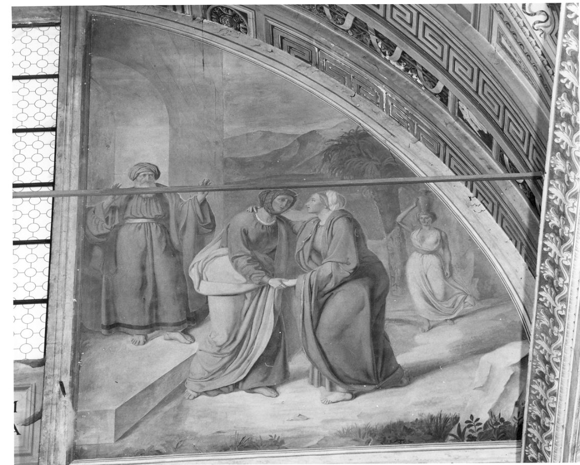 visitazione (dipinto, pendant) di Moriggia Giovanni (sec. XIX)