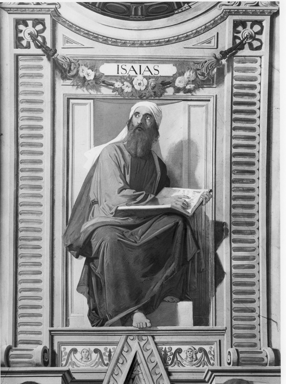 Isaia (dipinto, elemento d'insieme) di Cavenaghi Luigi (sec. XIX)