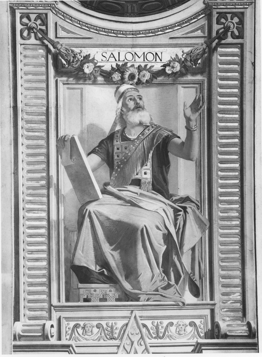 Salomone (dipinto, elemento d'insieme) di Cavenaghi Luigi (sec. XIX)