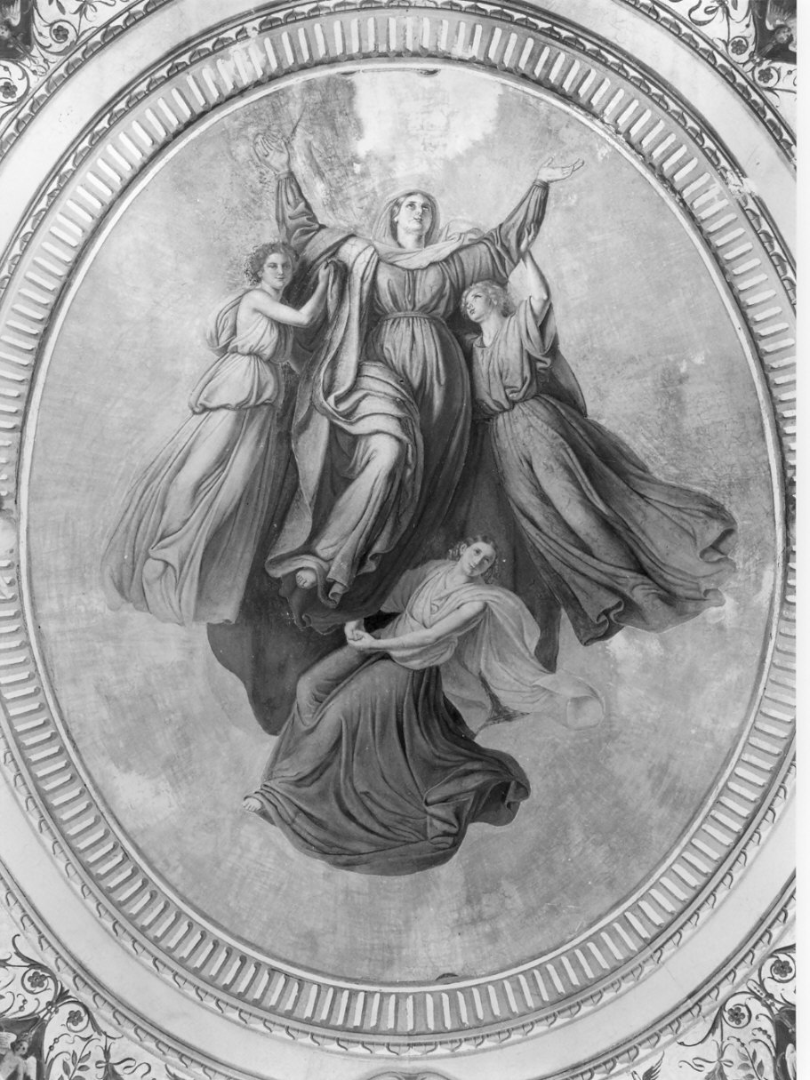 assunzione della Madonna (dipinto, opera isolata) di Moriggia Giovanni (attribuito) (sec. XIX)
