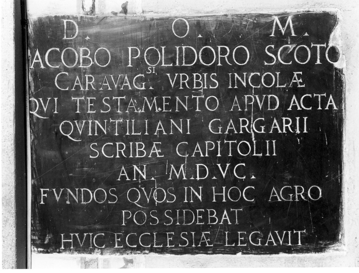 lapide commemorativa, serie - bottega lombarda (sec. XVI)