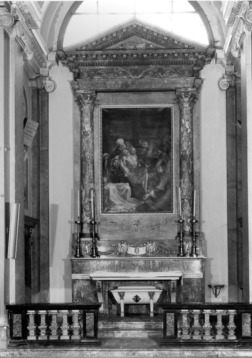 altare, complesso decorativo di Albinola Agostino (sec. XIX)