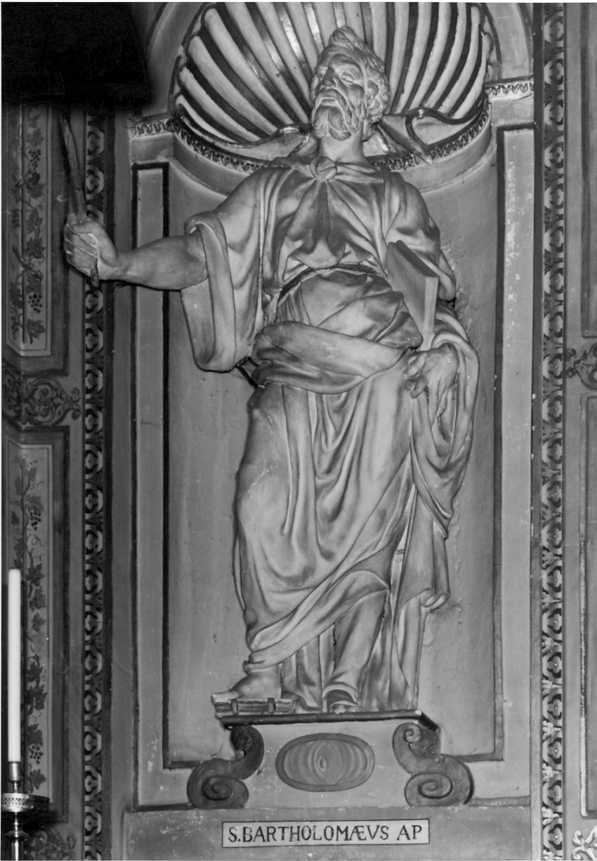 San Bartolomeo (statua, opera isolata) - bottega lombarda (sec. XVII)