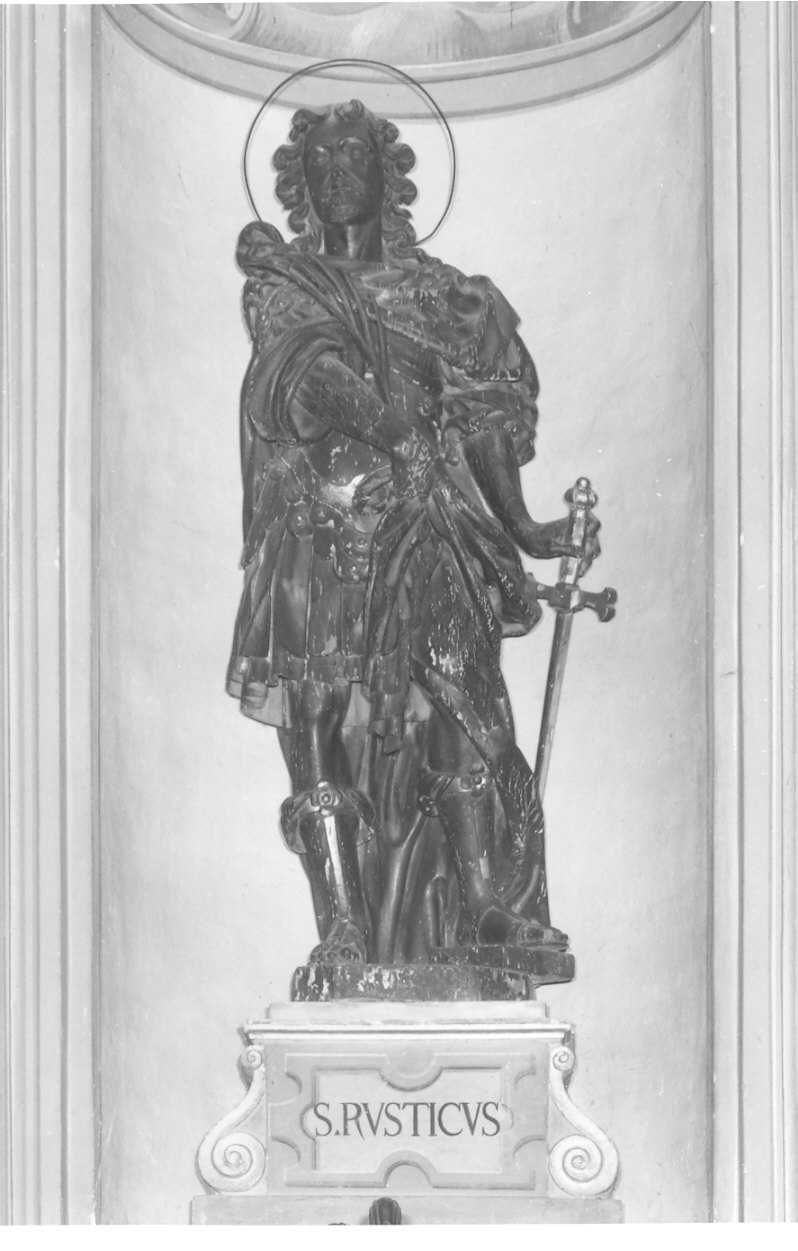 San Rustico (statua, opera isolata) - bottega lombarda (sec. XVIII)