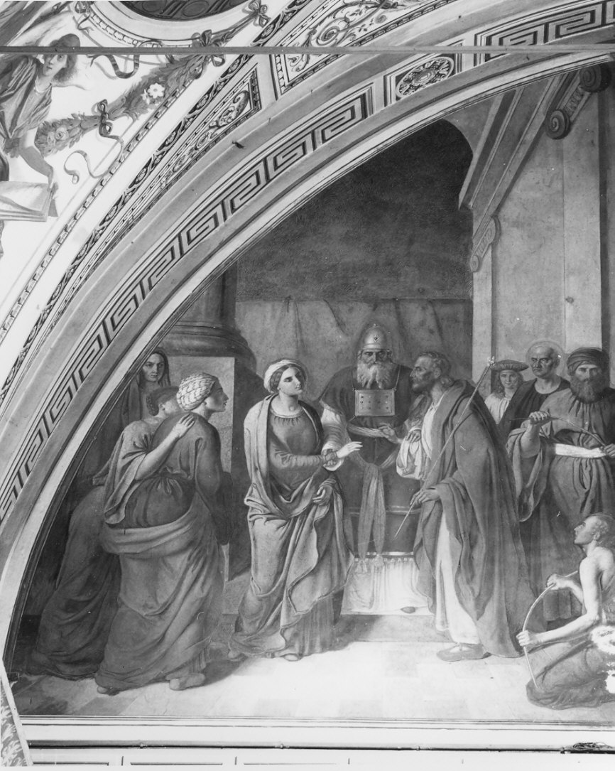 Sposalizio di Maria Vergine (dipinto, opera isolata) di Moriggia Giovanni (sec. XIX)