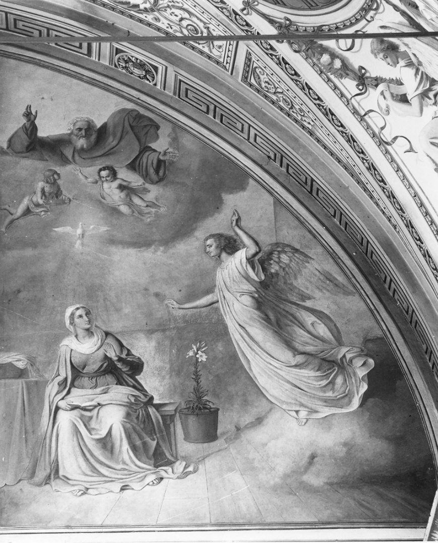 Annunciazione (dipinto, opera isolata) di Moriggia Giovanni (sec. XIX)