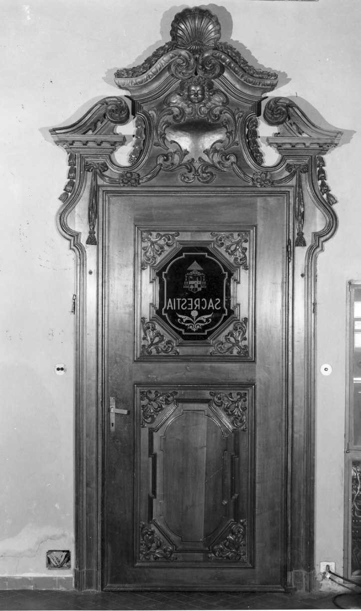 porta, opera isolata - bottega lombarda (sec. XIX)