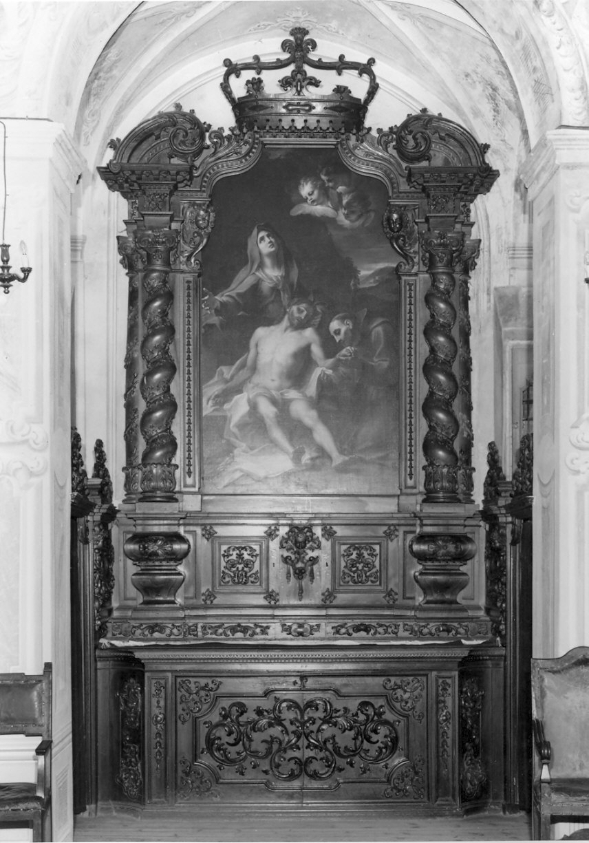 altare, complesso decorativo - bottega lombarda (seconda metà sec. XVII)