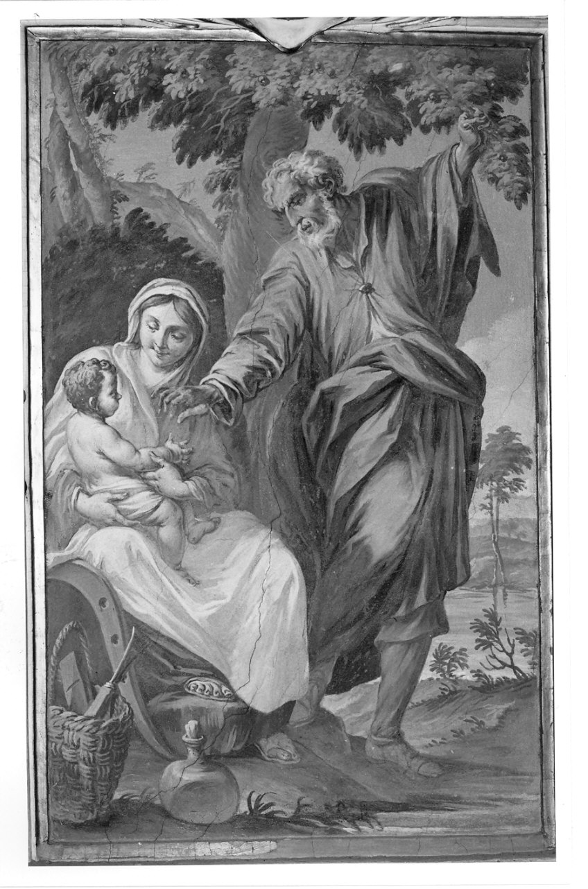 Sacra Famiglia (dipinto, elemento d'insieme) di Procaccini Giuseppe (attribuito) (sec. XVII)