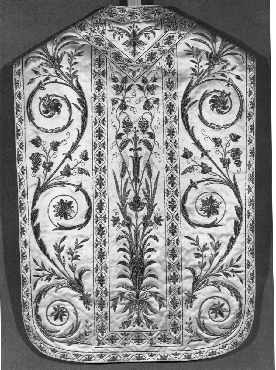 paramento liturgico, insieme - manifattura lombarda (sec. XIX)