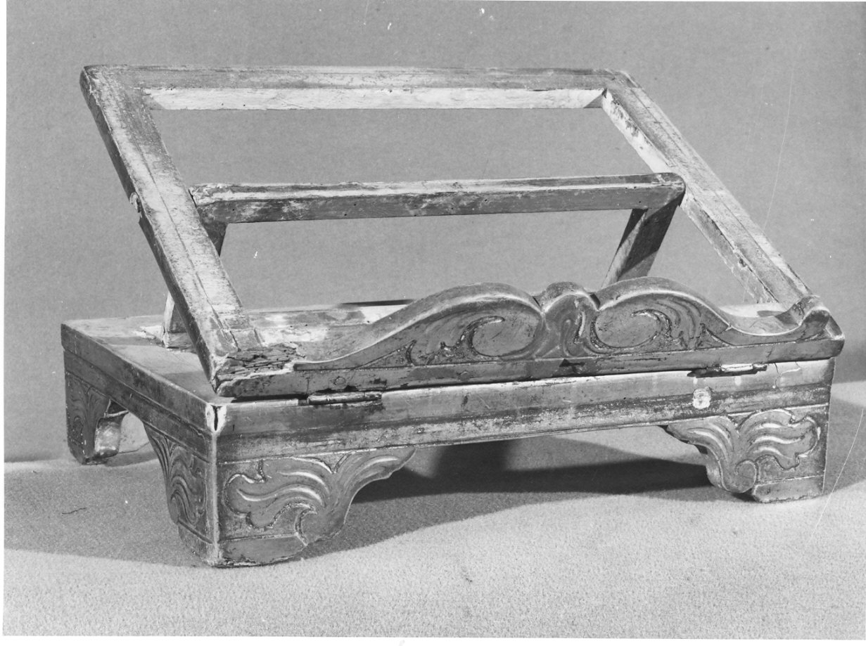 leggio da tavolo, opera isolata - bottega lombarda (sec. XIX)