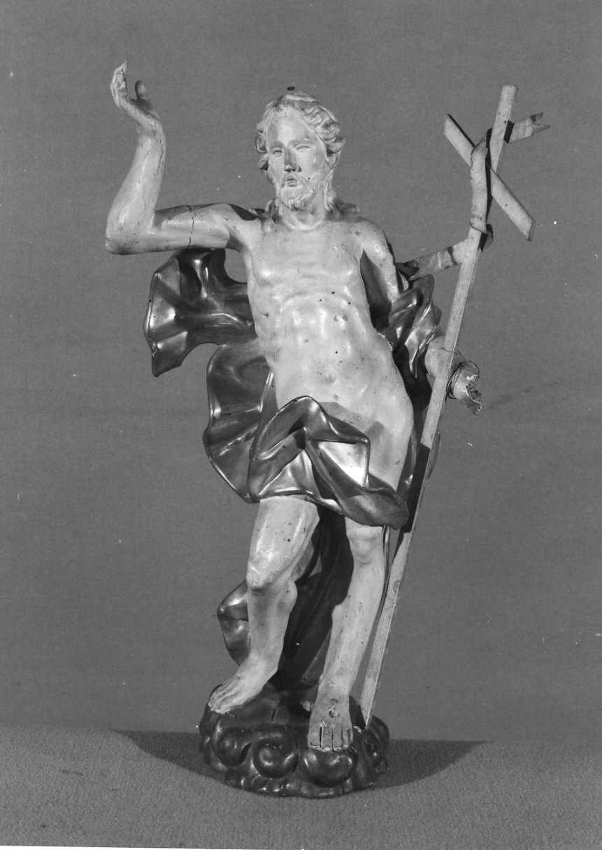 Cristo risorto (statua, opera isolata) - bottega lombarda (sec. XVIII)