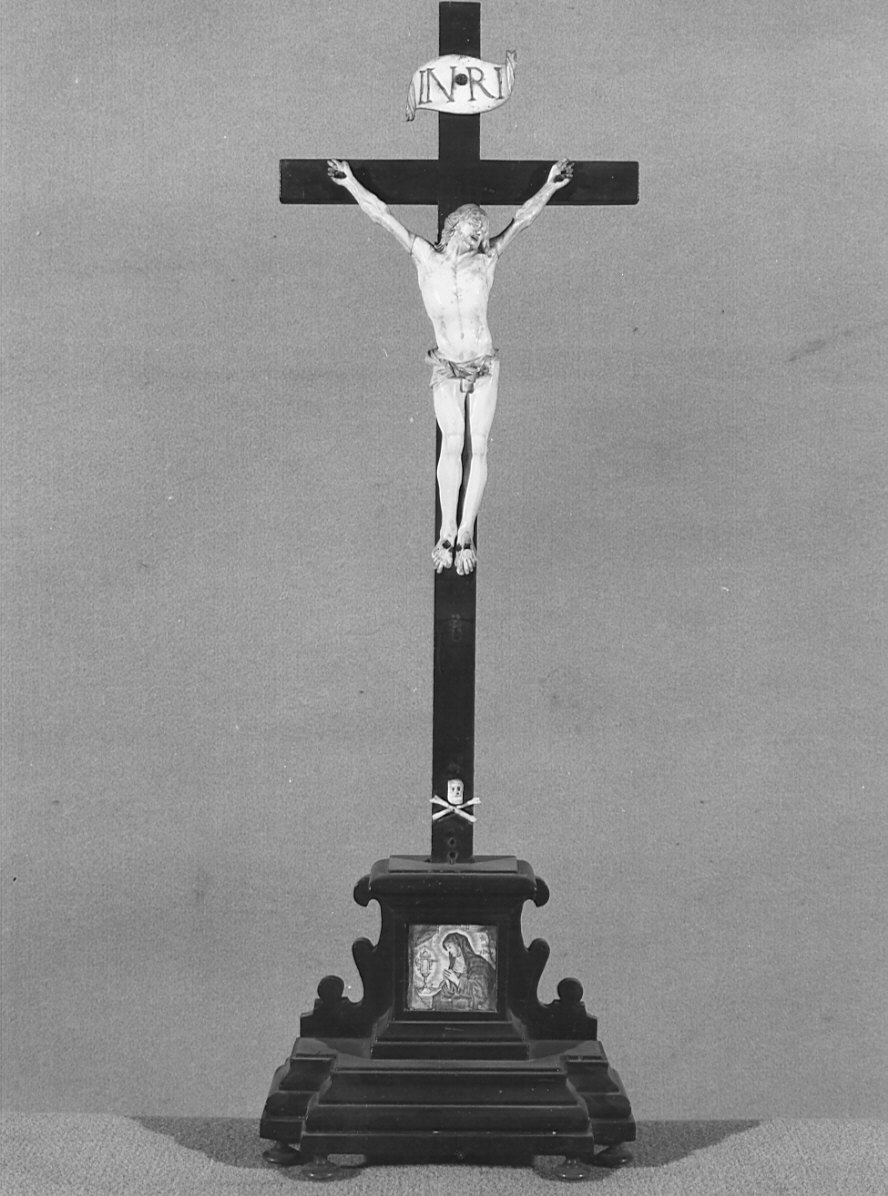 croce d'altare, opera isolata - bottega lombarda (sec. XVIII)