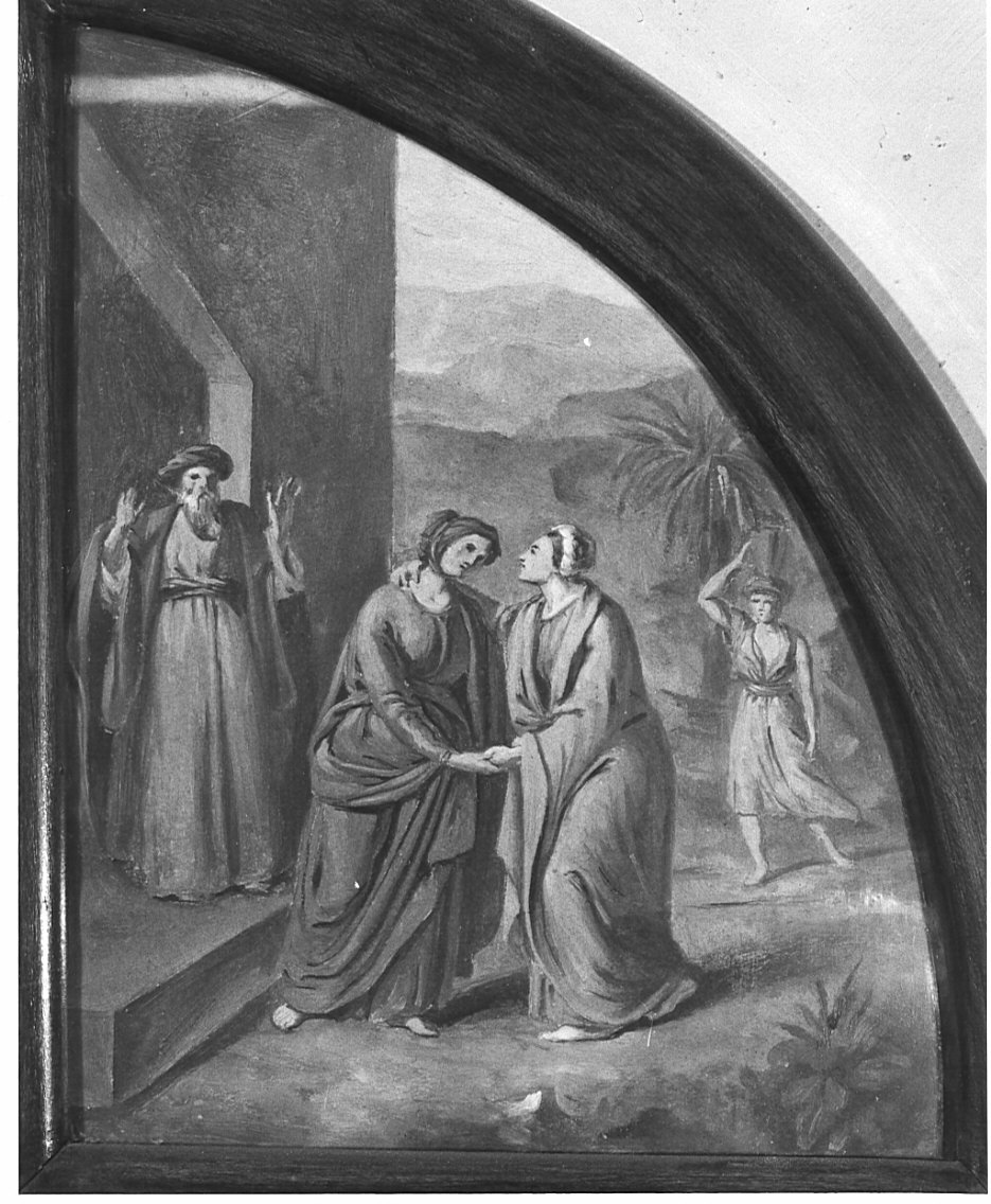 visitazione (dipinto, opera isolata) di Moriggia Giovanni (sec. XIX)