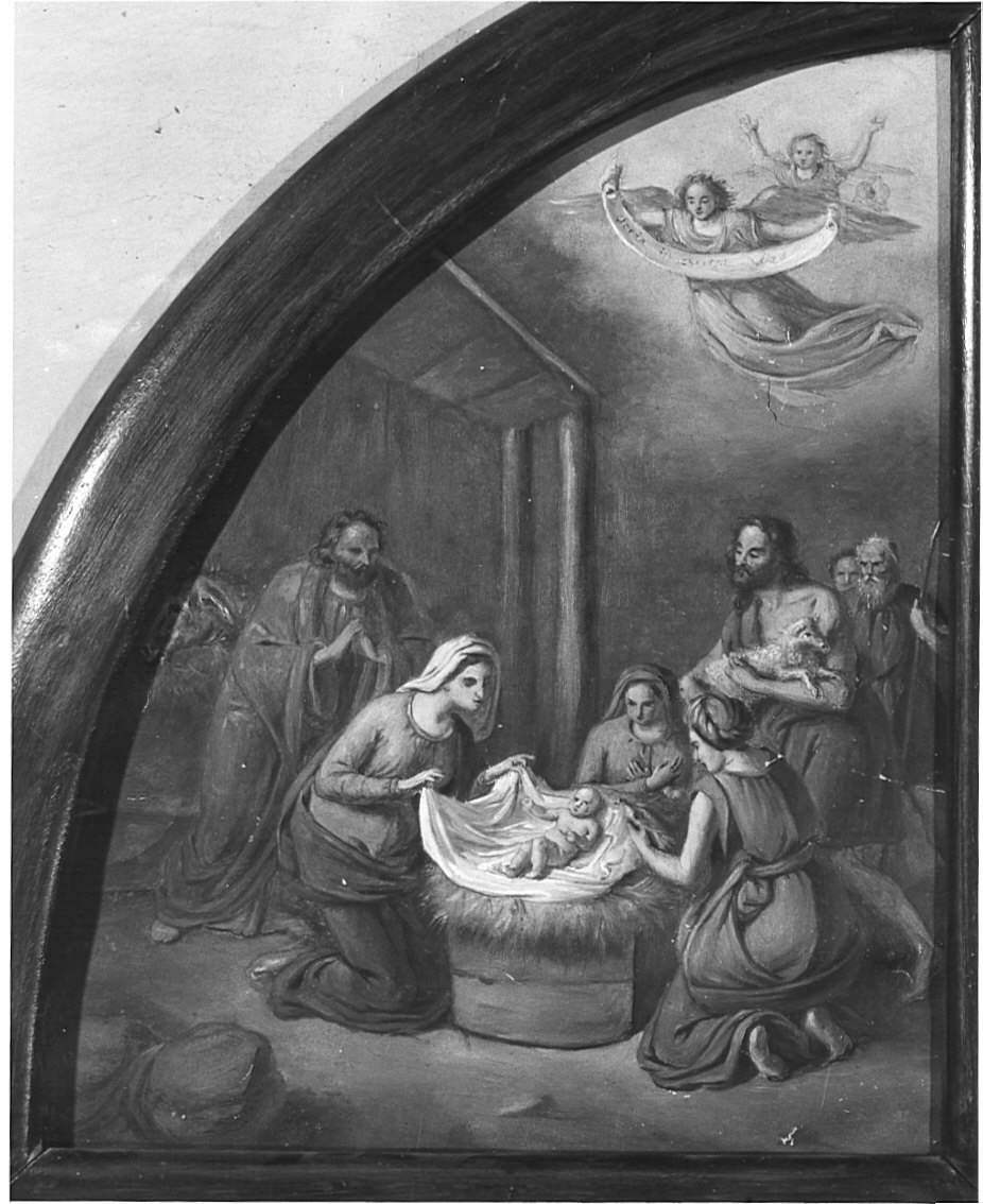 natività di Gesù (dipinto, opera isolata) di Moriggia Giovanni (sec. XIX)