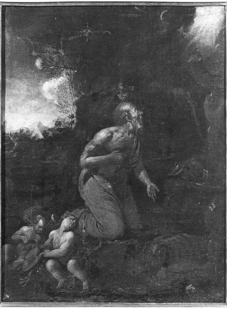 San Girolamo (dipinto, opera isolata) - ambito lombardo (sec. XVII)