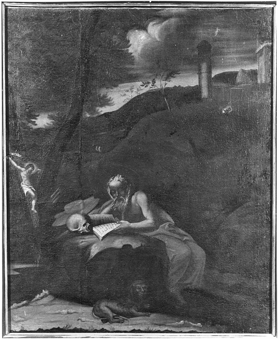 San Girolamo (dipinto, opera isolata) - ambito lombardo (sec. XVII)