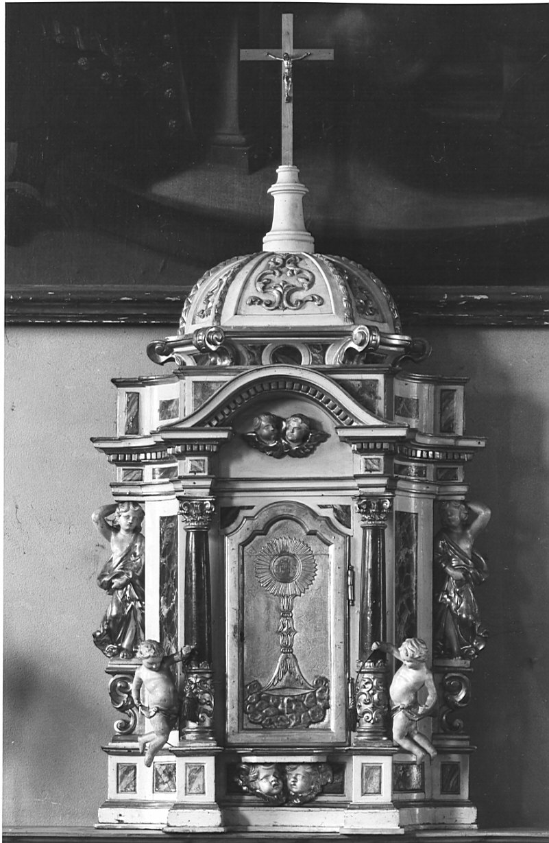 tabernacolo, opera isolata - bottega lombarda (sec. XVII)