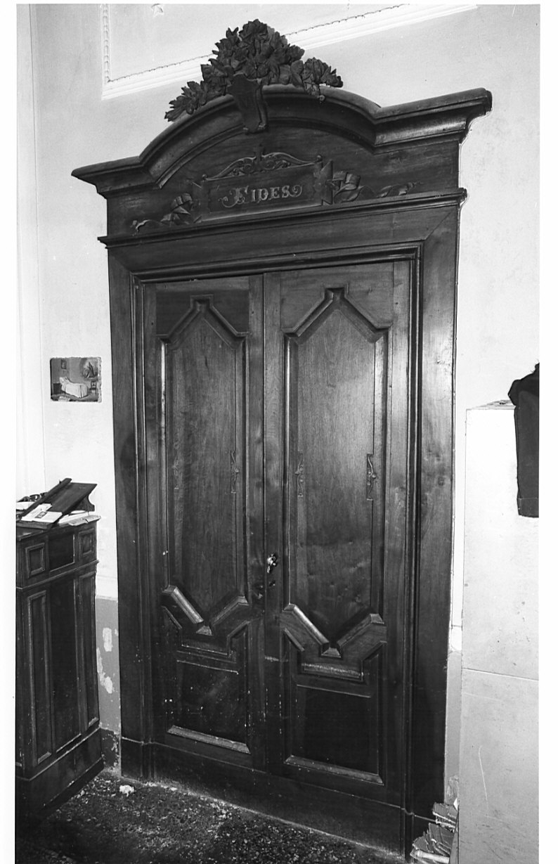 porta - a due battenti, opera isolata di Bedolini Angelo (fine sec. XIX)