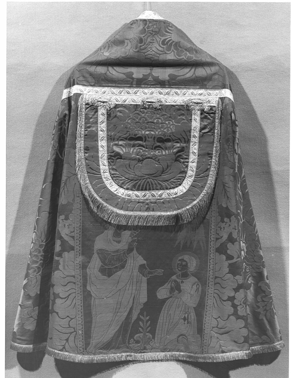 paramento liturgico, insieme - manifattura lombarda (seconda metà sec. XIX)