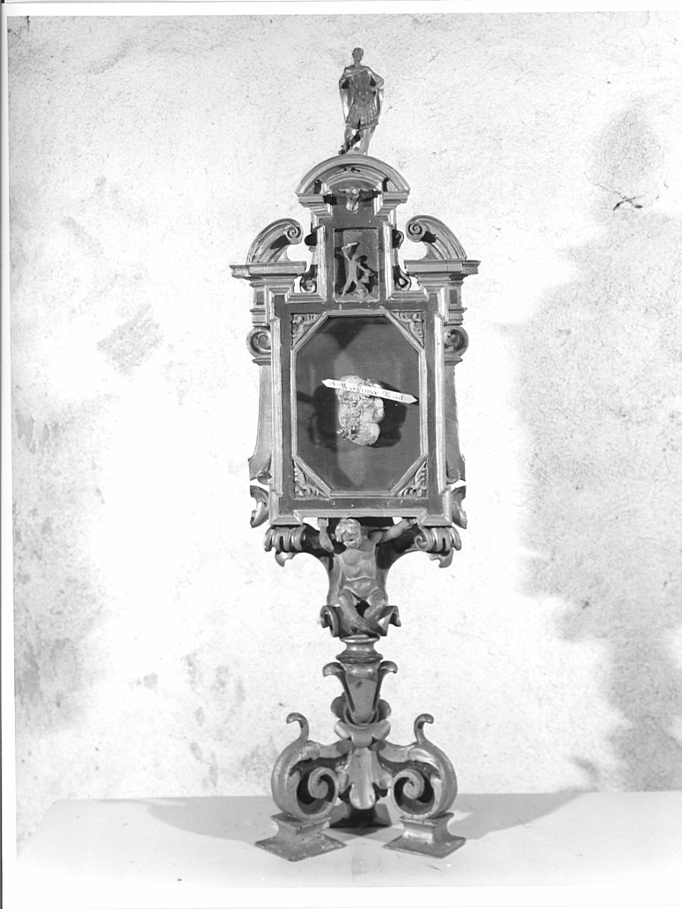 reliquiario - a ostensorio, coppia - bottega lombarda (sec. XVIII)