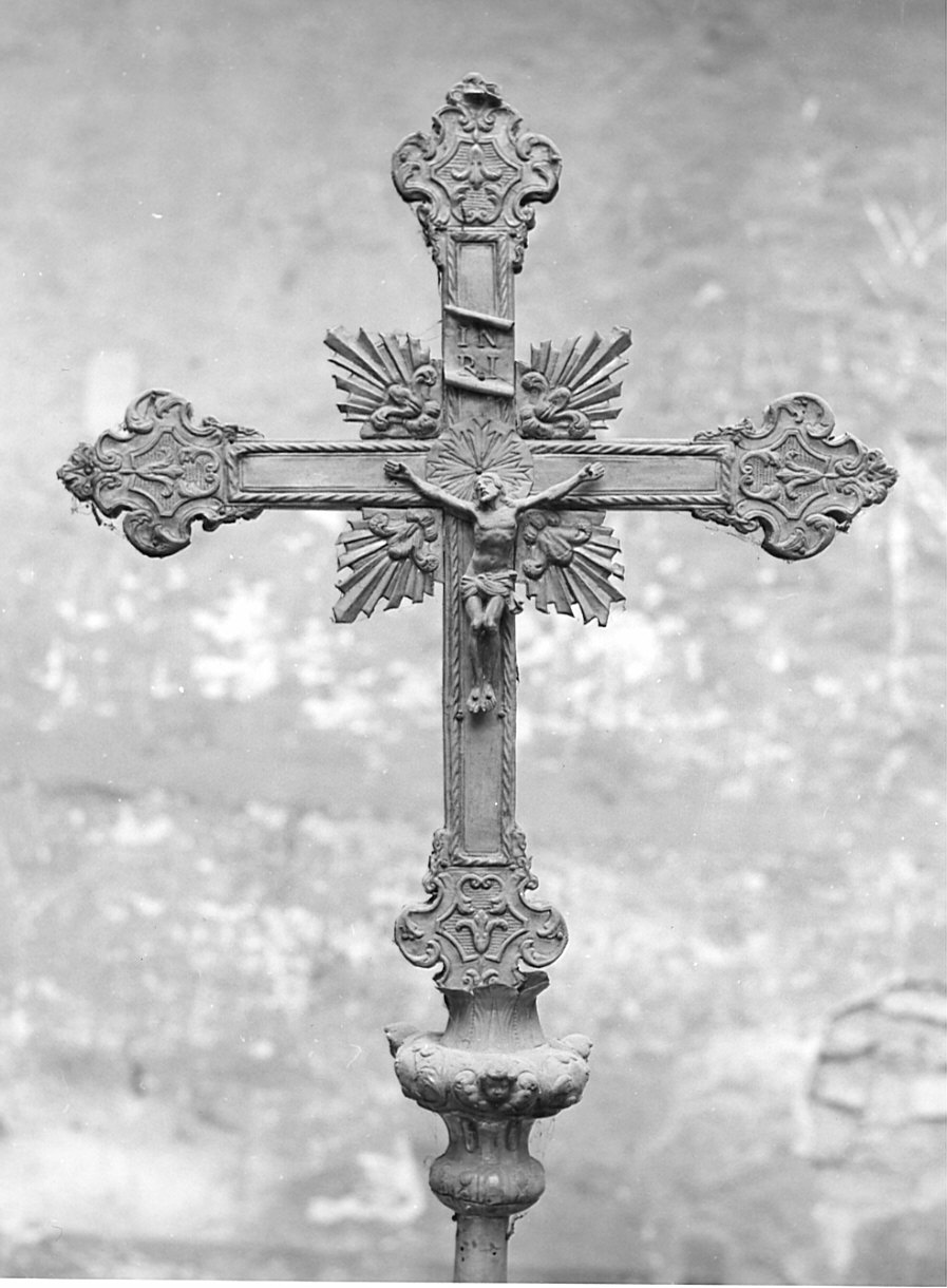 crocifisso, opera isolata - bottega lombarda (sec. XVIII)