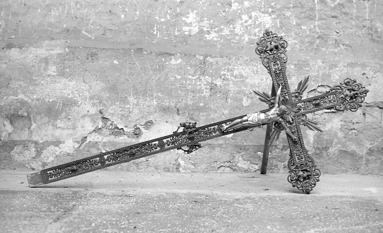 crocifisso, opera isolata - bottega lombarda (sec. XVIII, sec. XIX)