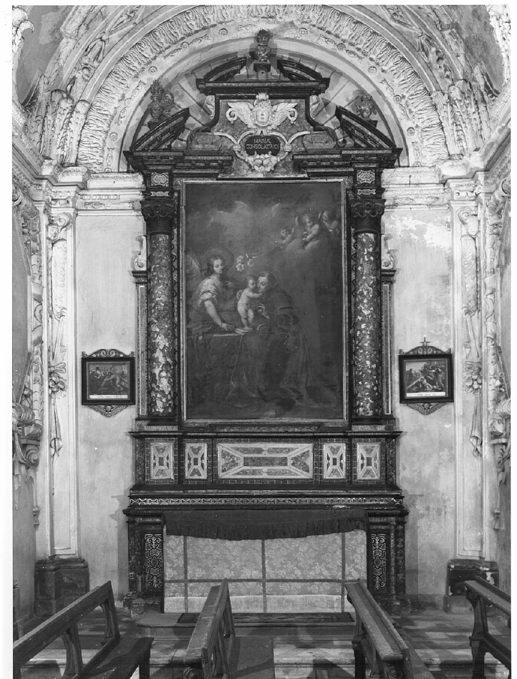 altare, complesso decorativo - bottega lombarda (seconda metà sec. XVII, sec. XX)