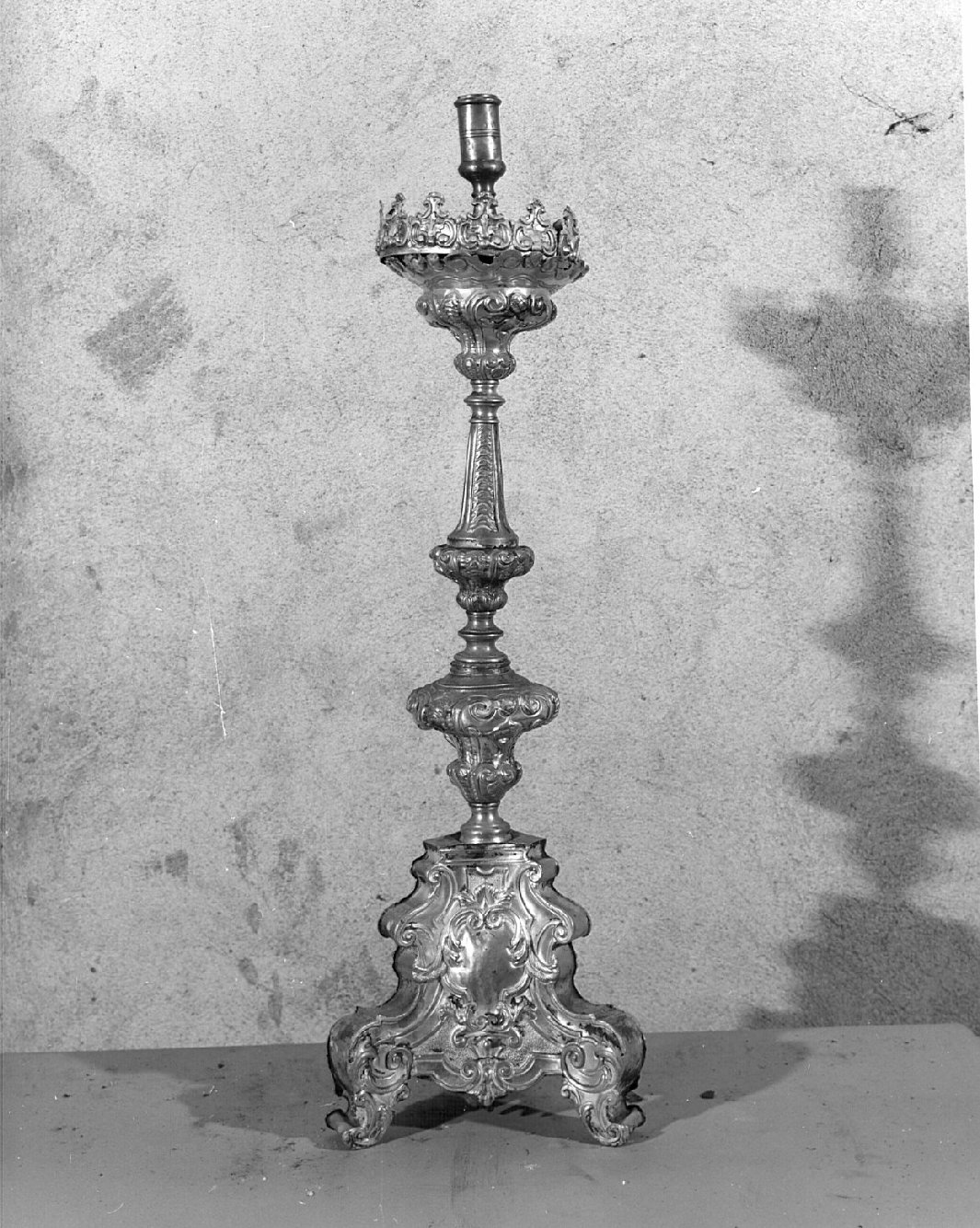 candelabro, coppia - bottega bergamasca (sec. XVIII)