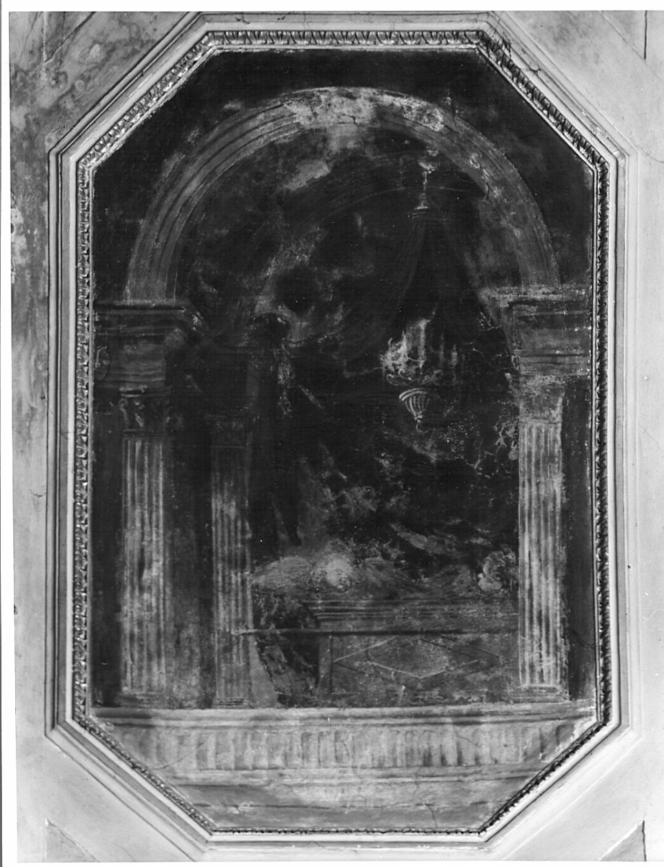 Tempio di Salomone (dipinto, elemento d'insieme) - ambito lombardo (fine/inizio secc. XVII/ XVIII)