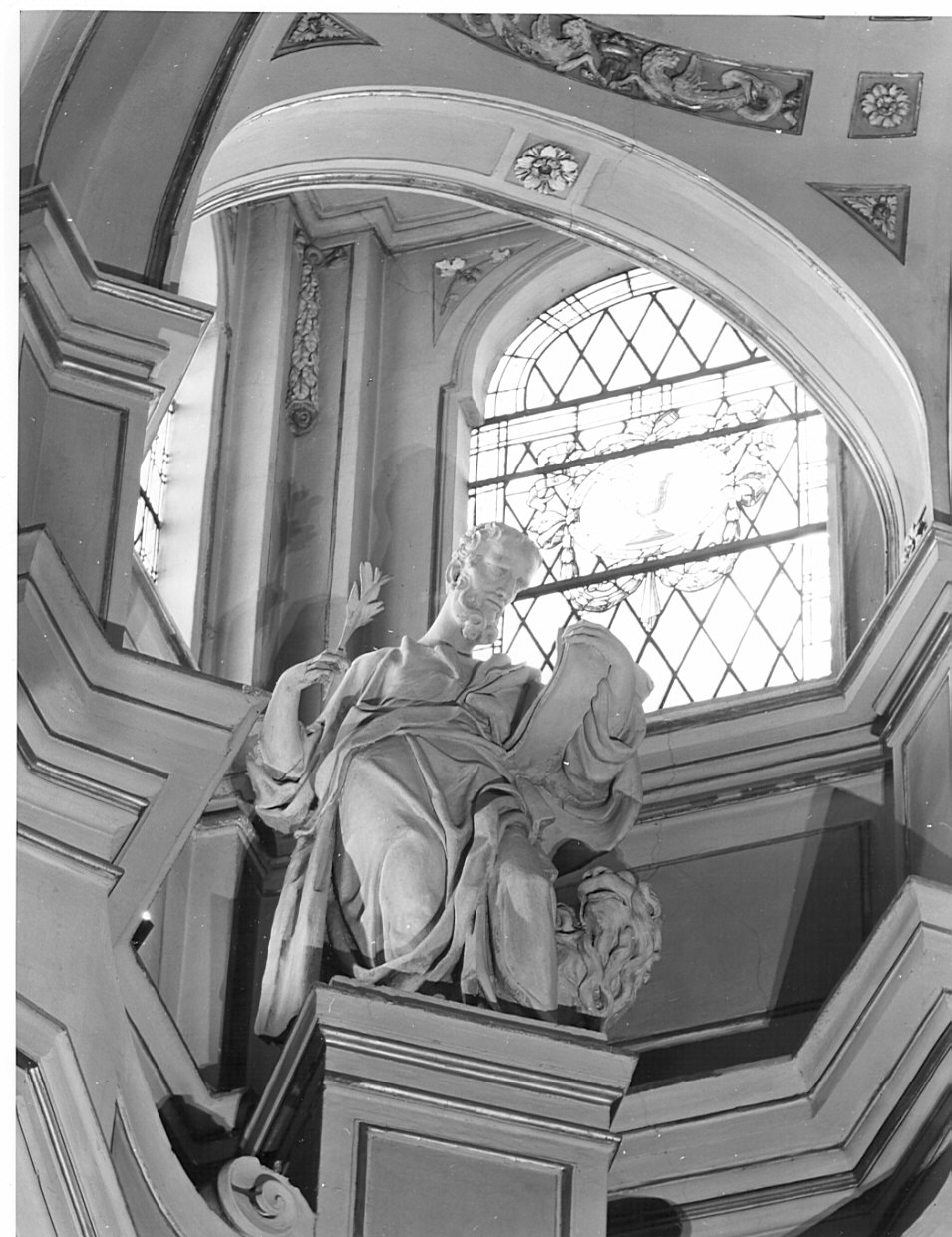 San Marco Evangelista (statua, opera isolata) - bottega lombarda (seconda metà sec. XVIII)