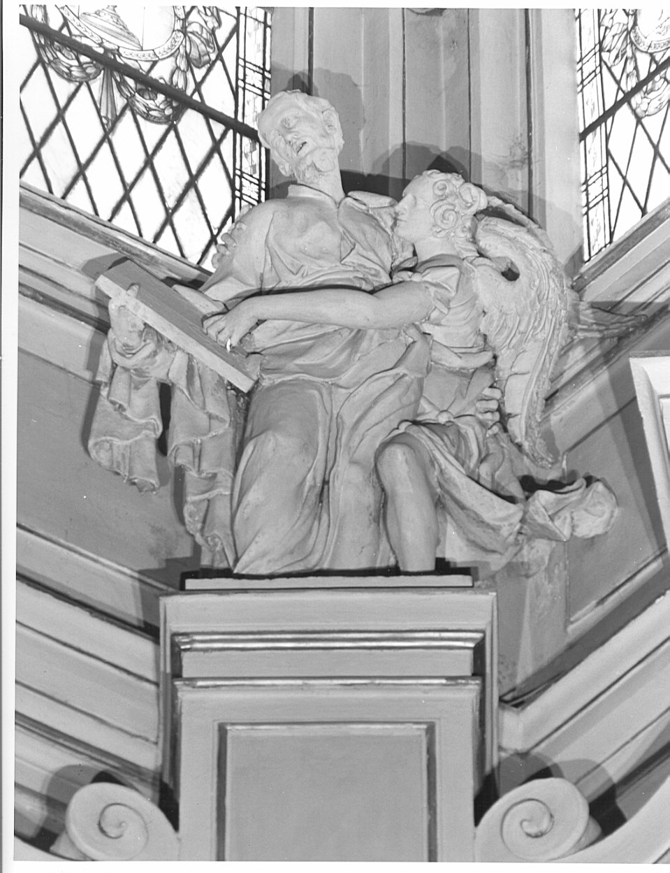 San Matteo Evangelista (statua, opera isolata) - bottega lombarda (seconda metà sec. XVIII)