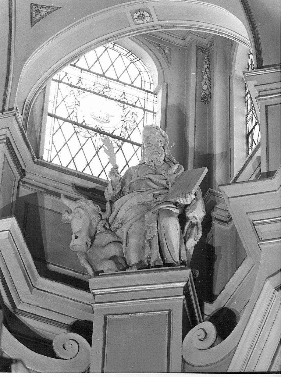 San Luca Evangelista (statua, opera isolata) - bottega lombarda (seconda metà sec. XVIII)