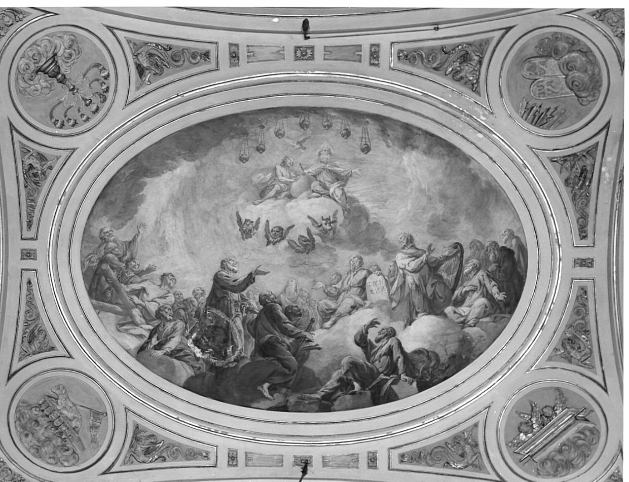 paradiso (dipinto, opera isolata) di Ferrari Pietro Melchiorre (sec. XVIII)